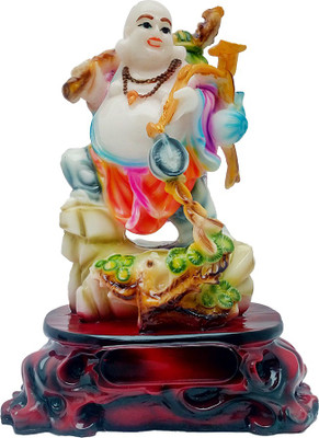 Art N Hub Multicolour Feng Shui Laughing Buddha Handicraft Idol Lord Gautam Buddha Statue Decorative Spiritual Vastu Showpiece Figurine - Religious Gift item & Murti for Mandir / Temple / Home Decor / Office Decorative Showpiece - 38 cm(Earthenware, Multi
Art N Hub Multicolour Feng Shui Laughing Buddha Handicraft Idol Lord Gautam Buddha Statue Decorative Spiritual Vastu Showpiece Figurine - Religious Gift item & Murti for Mandir / Temple / Home Decor / Office Decorative Showpiece - 38 cm(Earthenware, Multi