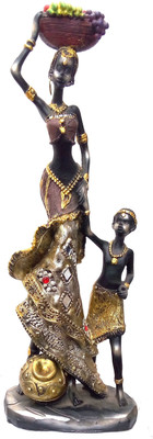 Gooddeals Lovely Young African Tribal Fruit Vendor Lady with Child Decorative Showpiece - 30 cm(Polyresin, Multicolor)
Gooddeals Lovely Young African Tribal Fruit Vendor Lady with Child Decorative Showpiece - 30 cm(Polyresin, Multicolor)