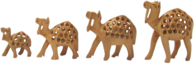 Creative Rajasthani Camel Set Wooden Handicrafts Gift Decorative Showpiece - 8 cm(Wooden, Yellow)
Creative Rajasthani Camel Set Wooden Handicrafts Gift Decorative Showpiece - 8 cm(Wooden, Yellow)