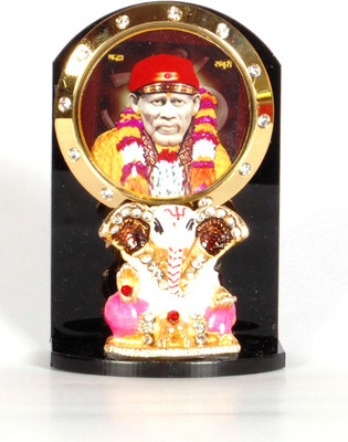 Sigaram Ganesha & Sai Baba For Car Dashboard, Table or Ofice-Desk, Shops and Homes - K295 Decorative Showpiece - 7 cm(Acrylic, Multicolor)
Sigaram Ganesha & Sai Baba For Car Dashboard, Table or Ofice-Desk, Shops and Homes - K295 Decorative Showpiece - 7 cm(Acrylic, Multicolor)