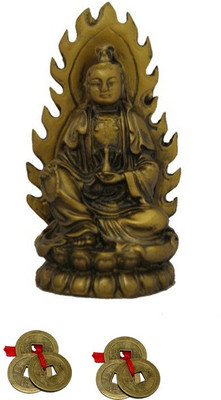 Shubh Store Lady Buddha Statue for Cure Your Home With 2 Coin Set Decorative Showpiece - 10 cm(Polyresin, Green)
Shubh Store Lady Buddha Statue for Cure Your Home With 2 Coin Set Decorative Showpiece - 10 cm(Polyresin, Green)