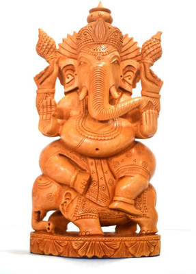 Collectible India Lucky Ganesha Riding Elephant Wooden Idol Decorative Showpiece - 22.5 cm(Wooden, Brown)
Collectible India Lucky Ganesha Riding Elephant Wooden Idol Decorative Showpiece - 22.5 cm(Wooden, Brown)
