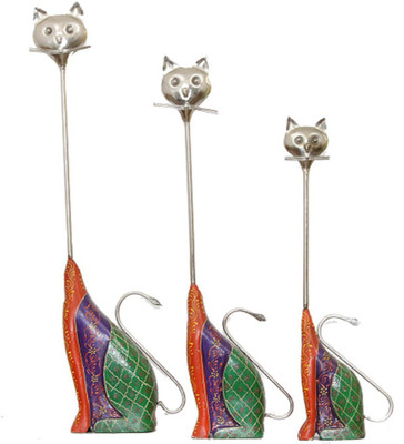 Apkamart APKAMART Handcrafted Cat Set of 3 - Handcrafted Article For Home Décor and Gifts Decorative Showpiece - 68 cm(Aluminium, Multicolor)
Apkamart APKAMART Handcrafted Cat Set of 3 - Handcrafted Article For Home Décor and Gifts Decorative Showpiece - 68 cm(Aluminium, Multicolor)
