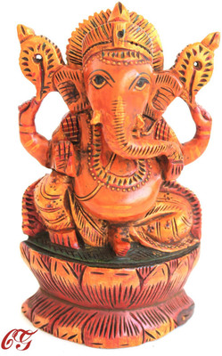 Craft International Wooden Ganesh Statue Painted - 6 Inch Decorative Showpiece - 15 cm(Wooden, Brown)
Craft International Wooden Ganesh Statue Painted - 6 Inch Decorative Showpiece - 15 cm(Wooden, Brown)