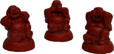 eCraftIndia Set of 3 Laughing Buddha - Red Decorative Showpiece - 6.35 cm(Polyresin, Red)
eCraftIndia Set of 3 Laughing Buddha - Red Decorative Showpiece - 6.35 cm(Polyresin, Red)