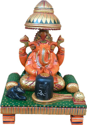 JaipurCrafts Colorful Lord Ganesha With Shivling Decorative Showpiece - 16.51 cm(Wooden, Multicolor)
JaipurCrafts Colorful Lord Ganesha With Shivling Decorative Showpiece - 16.51 cm(Wooden, Multicolor)