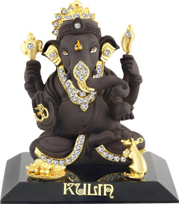 Kulin God Ganesh | Ganpati | Lord Ganesha Idol For Car Dashboard | Home Decor | Gifting Decorative Showpiece - 9 cm(Polyresin, Brown)
Kulin God Ganesh | Ganpati | Lord Ganesha Idol For Car Dashboard | Home Decor | Gifting Decorative Showpiece - 9 cm(Polyresin, Brown)