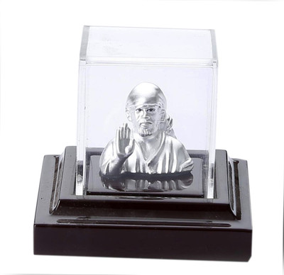Siri Creations 999 pure silver Baba with acralyic base Decorative Showpiece - 6 cm(Silver, Silver)
Siri Creations 999 pure silver Baba with acralyic base Decorative Showpiece - 6 cm(Silver, Silver)