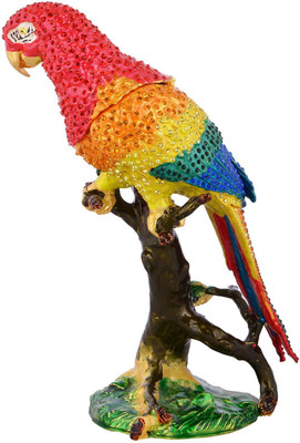 shivika enterpises parrot sitting on tree branch Decorative Showpiece - 25 cm(Iron, Multicolor)
shivika enterpises parrot sitting on tree branch Decorative Showpiece - 25 cm(Iron, Multicolor)