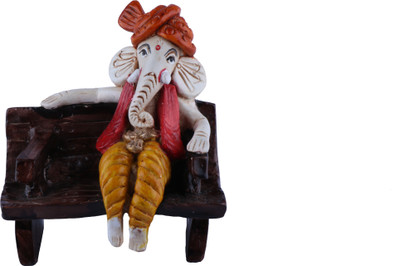 The Nodding Head Aaram Ganesha Sitting in Sofa (Yellow) Decorative Showpiece - 13 cm(Polyresin, Multicolor)
The Nodding Head Aaram Ganesha Sitting in Sofa (Yellow) Decorative Showpiece - 13 cm(Polyresin, Multicolor)
