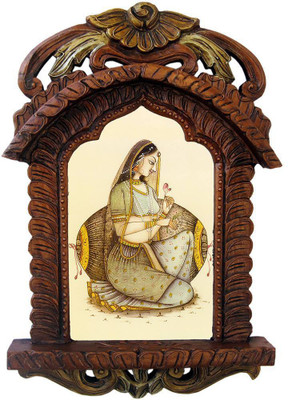 Creative Handicraft Rajasthani Lady Portrait Jharokha Gift Decorative Showpiece - 8 cm(Wooden, Brown)
Creative Handicraft Rajasthani Lady Portrait Jharokha Gift Decorative Showpiece - 8 cm(Wooden, Brown)
