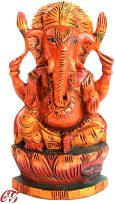 Craft International Wooden Ganesh Statue Painted - 6 Inch Decorative Showpiece - 15 cm(Wooden, Brown)
Craft International Wooden Ganesh Statue Painted - 6 Inch Decorative Showpiece - 15 cm(Wooden, Brown)