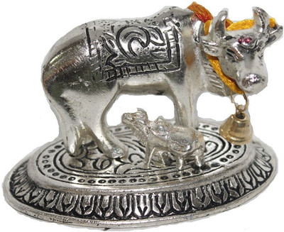 Sarvsiddhi White Metal Cow Calf Idol Decorative Showpiece - 7 cm(Aluminium, Silver)
Sarvsiddhi White Metal Cow Calf Idol Decorative Showpiece - 7 cm(Aluminium, Silver)