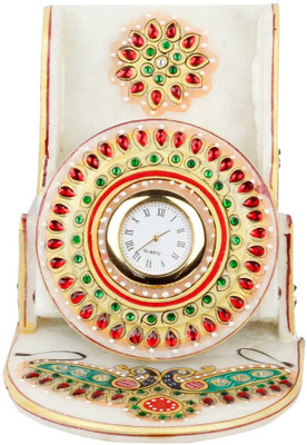 LITTLE DAVD Kundan Meenakari Marble Mobile Stand with Clock 112 Decorative Showpiece - 14 cm(Stoneware, Multicolor)
LITTLE DAVD Kundan Meenakari Marble Mobile Stand with Clock 112 Decorative Showpiece - 14 cm(Stoneware, Multicolor)