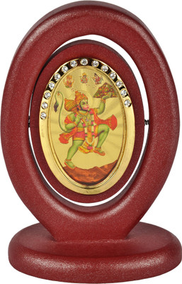 Riya's Signature Decorative Showpiece - 5 cm(Wooden, Gold)