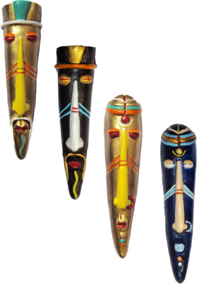 Hand Artz Terracotta Home Decorative Tribal Couple Mask Combo Wall Hanging Decorative Showpiece - 28 cm(Terracotta, Multicolor)
Hand Artz Terracotta Home Decorative Tribal Couple Mask Combo Wall Hanging Decorative Showpiece - 28 cm(Terracotta, Multicolor)