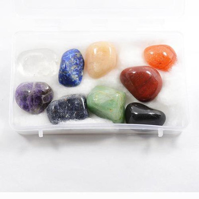 Reiki Crystal Products 9 Planets Crystal Tumbles Set Decorative Showpiece - 1.5 cm(Crystal, Multicolor)
Reiki Crystal Products 9 Planets Crystal Tumbles Set Decorative Showpiece - 1.5 cm(Crystal, Multicolor)