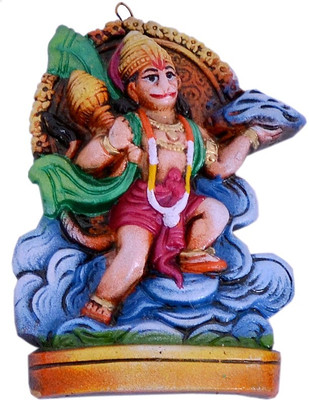 Indigo Creativs Handcrafted Terracotta Protective 6" Lord Hanuman Diwali Puja Door / Home Entrance / Wall Hanging Decoration Decorative Showpiece - 15 cm(Earthenware, Multicolor)
Indigo Creativs Handcrafted Terracotta Protective 6" Lord Hanuman Diwali Puja Door / Home Entrance / Wall Hanging Decoration Decorative Showpiece - 15 cm(Earthenware, Multicolor)