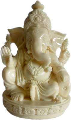 Heeran Art Religious Idols of Mukut Lord Ganesha Gajanan Ganpati Statue Decorative Showpiece - 9 cm(Polyresin, White)
Heeran Art Religious Idols of Mukut Lord Ganesha Gajanan Ganpati Statue Decorative Showpiece - 9 cm(Polyresin, White)