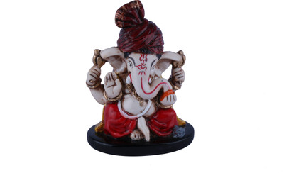 The Nodding Head Small Pagdi Ganesha With Modak (Red) Decorative Showpiece - 9 cm(Polyresin, Multicolor)
The Nodding Head Small Pagdi Ganesha With Modak (Red) Decorative Showpiece - 9 cm(Polyresin, Multicolor)