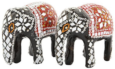 HOUZZPLUS Wooden Lakh Work Elephant Figurines Decorative Showpiece - 8 cm(Wooden, Multicolor)
HOUZZPLUS Wooden Lakh Work Elephant Figurines Decorative Showpiece - 8 cm(Wooden, Multicolor)