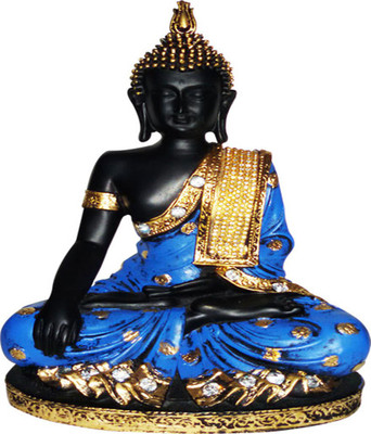 RENAISSANCE SERENE BUDDHA Decorative Showpiece - 28 cm(Polyresin, Black, Dark Blue, Gold)
RENAISSANCE SERENE BUDDHA Decorative Showpiece - 28 cm(Polyresin, Black, Dark Blue, Gold)
