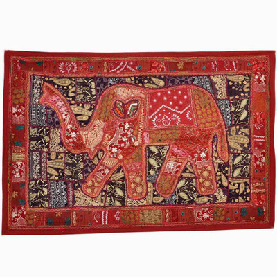 Shree Sai Handicraft Traditional Decorative Exclusive Applique Art Elephant Wall Hanging Decorative Showpiece - 3 cm(Cotton, Maroon)
Shree Sai Handicraft Traditional Decorative Exclusive Applique Art Elephant Wall Hanging Decorative Showpiece - 3 cm(Cotton, Maroon)