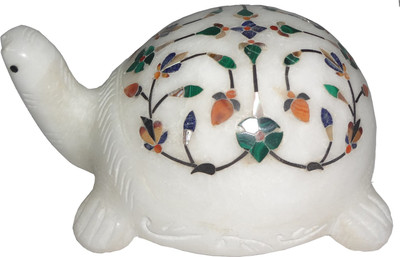 Avinash Handicrafts White Stone Inlaid Tortoise Miniature 4" Decorative Showpiece - 5 cm(Stoneware, White)
Avinash Handicrafts White Stone Inlaid Tortoise Miniature 4" Decorative Showpiece - 5 cm(Stoneware, White)