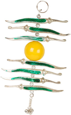 Adam Phillip Silver Green Nimbu Mirch Decorative Showpiece - 20 cm(Aluminium, Silver)
Adam Phillip Silver Green Nimbu Mirch Decorative Showpiece - 20 cm(Aluminium, Silver)