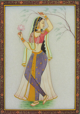 eCraftIndia Ragini with Lotus Marble Painting Decorative Showpiece - 1.27 cm(Stoneware, Multicolor)
eCraftIndia Ragini with Lotus Marble Painting Decorative Showpiece - 1.27 cm(Stoneware, Multicolor)
