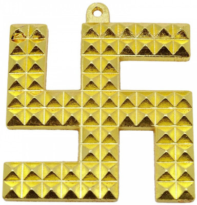 Starstell Religious Wall Hanging Auspicious Swastik Pyramid for All Vastu Problems, Prosperity & Success Decorative Showpiece - 5 cm(Zinc, Gold)
Starstell Religious Wall Hanging Auspicious Swastik Pyramid for All Vastu Problems, Prosperity & Success Decorative Showpiece - 5 cm(Zinc, Gold)