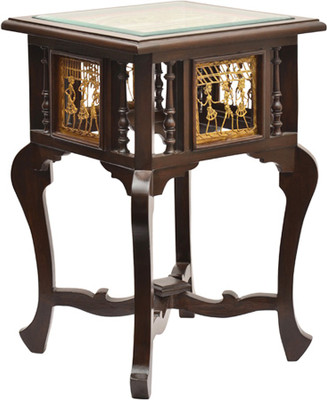 ExclusiveLane Dhokra & Warli Work Teak Wood Solid Wood Corner Table(Finish Color - Walnut Brown)
ExclusiveLane Dhokra & Warli Work Teak Wood Solid Wood Corner Table(Finish Color - Walnut Brown)