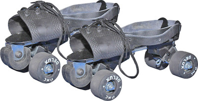 RKC Youth Delux Quad Roller Skates - Size 3.5 UK(Grey)