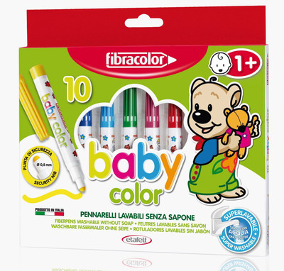 Fibracolor Baby Color Superfine Nib Sketch Pens with Washable Ink(Set of 1, Multicolor)
Fibracolor Baby Color Superfine Nib Sketch Pens with Washable Ink(Set of 1, Multicolor)