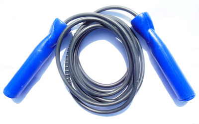 Prokyde Stepup Freestyle Skipping Rope(Blue, Black, Length: 275 cm), Black;blue