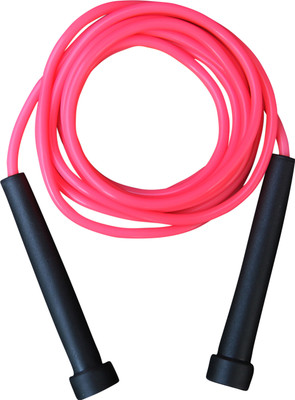Prokaid Freestyle Freestyle Skipping Rope(Pink, Length: 305 cm), Pink and black