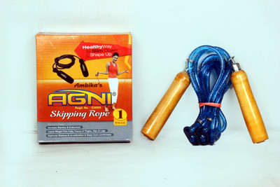 Agni 555 Freestyle Skipping Rope(Blue, Length: 274 cm)