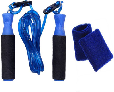 Woody FOAM HANDLE SKIPPING ROPE WITH WRIST BAND Freestyle Skipping Rope(Blue, Length: 4 inch)
Woody FOAM HANDLE SKIPPING ROPE WITH WRIST BAND Freestyle Skipping Rope(Blue, Length: 4 inch)
