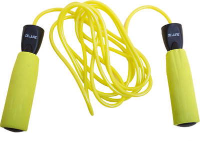 De Jure Fitness Lemon/ Green Foam Handle Speed Skipping Rope(Yellow, Length: 351 cm)
De Jure Fitness Lemon/ Green Foam Handle Speed Skipping Rope(Yellow, Length: 351 cm)