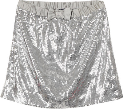 Nautica Solid Girls A-line Grey Skirt, 57