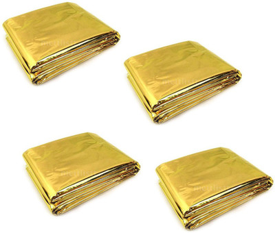 Enem Emergency Mylar Thermal Blankets Heavy Duty 160X210cm for Safety & Survival-Camping, Outdoor Sports, Hiking , Travel- Pack of 04 Sleeping Bag(Gold
Enem Emergency Mylar Thermal Blankets Heavy Duty 160X210cm for Safety & Survival-Camping, Outdoor Sports, Hiking , Travel- Pack of 04 Sleeping Bag(Gold