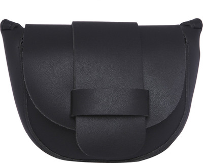 Fur Jaden Women Formal Black PU Sling Bag