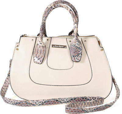 Leanore Elizabeth Girls Casual Beige PU Shoulder Bag