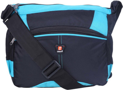 Sensor Boys Casual Blue Nylon Shoulder Bag