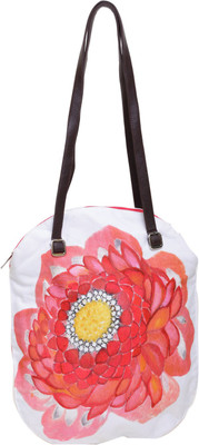 Jademist Women Casual Red Cotton Sling Bag
