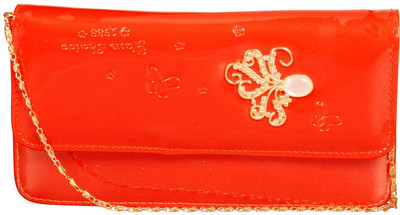 Nxt Gen Girls Red Leatherette Sling Bag