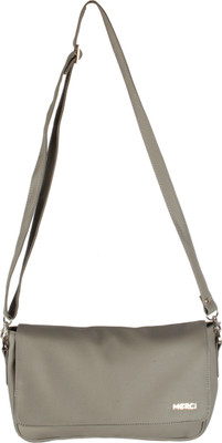 Merci Women Casual Grey PU Sling Bag