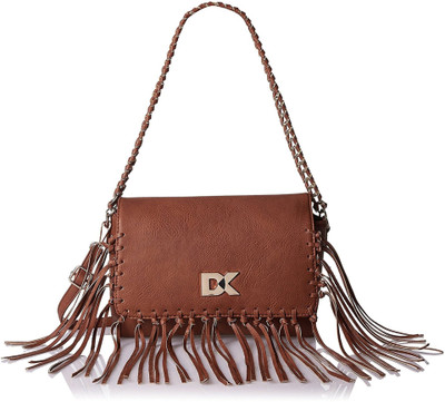 Diana Korr Women Casual Brown PU Sling Bag
Diana Korr Women Casual Brown PU Sling Bag