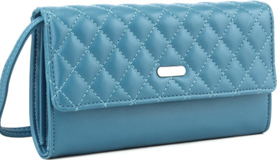Lavie Women Casual Blue PU Sling Bag