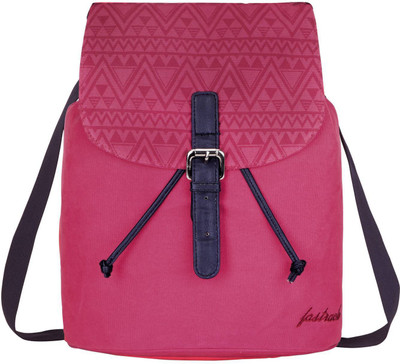 Fastrack Women Casual Pink Canvas Sling Bag